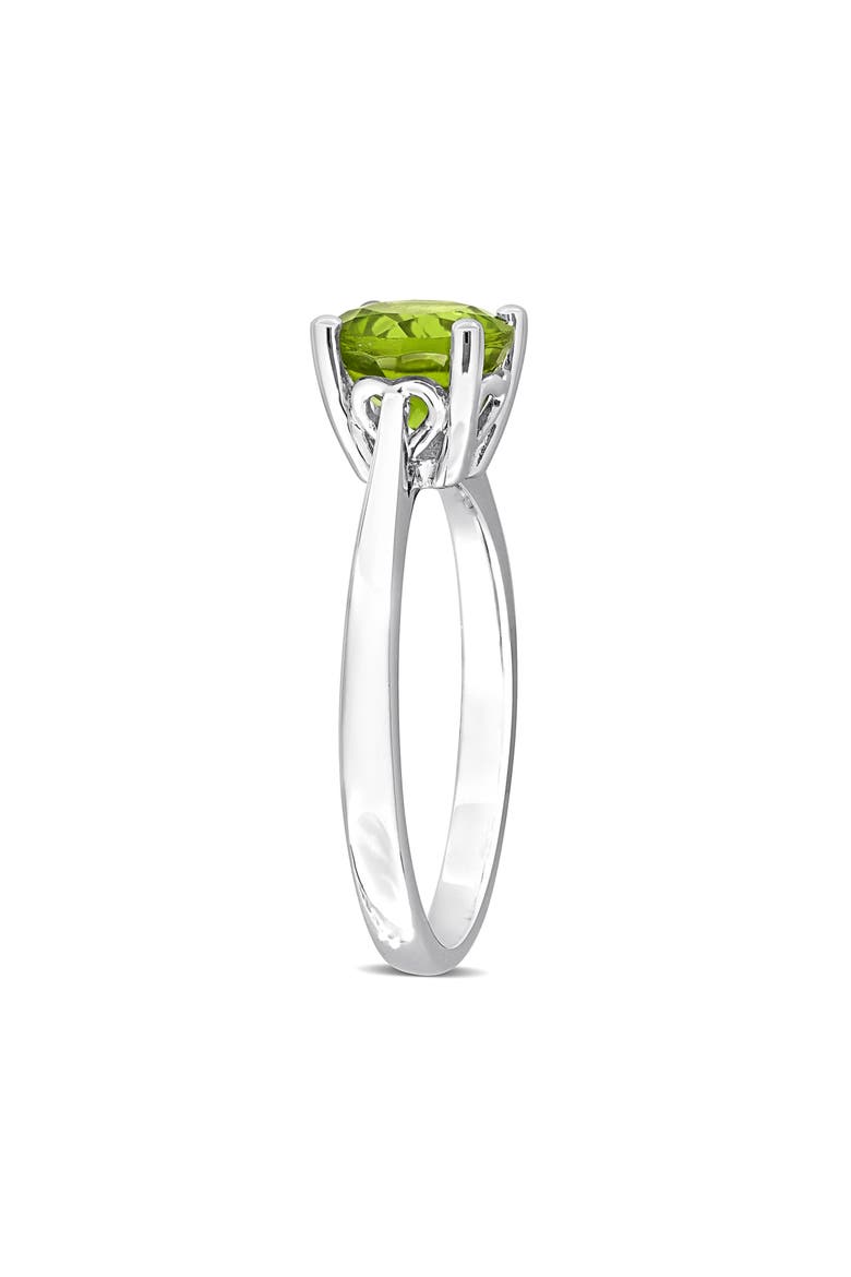 Peridot Solitaire Ring, Alternate, color, GREEN