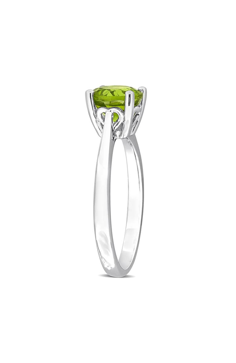 DELMAR Peridot Solitaire Ring, Alternate, color, Green