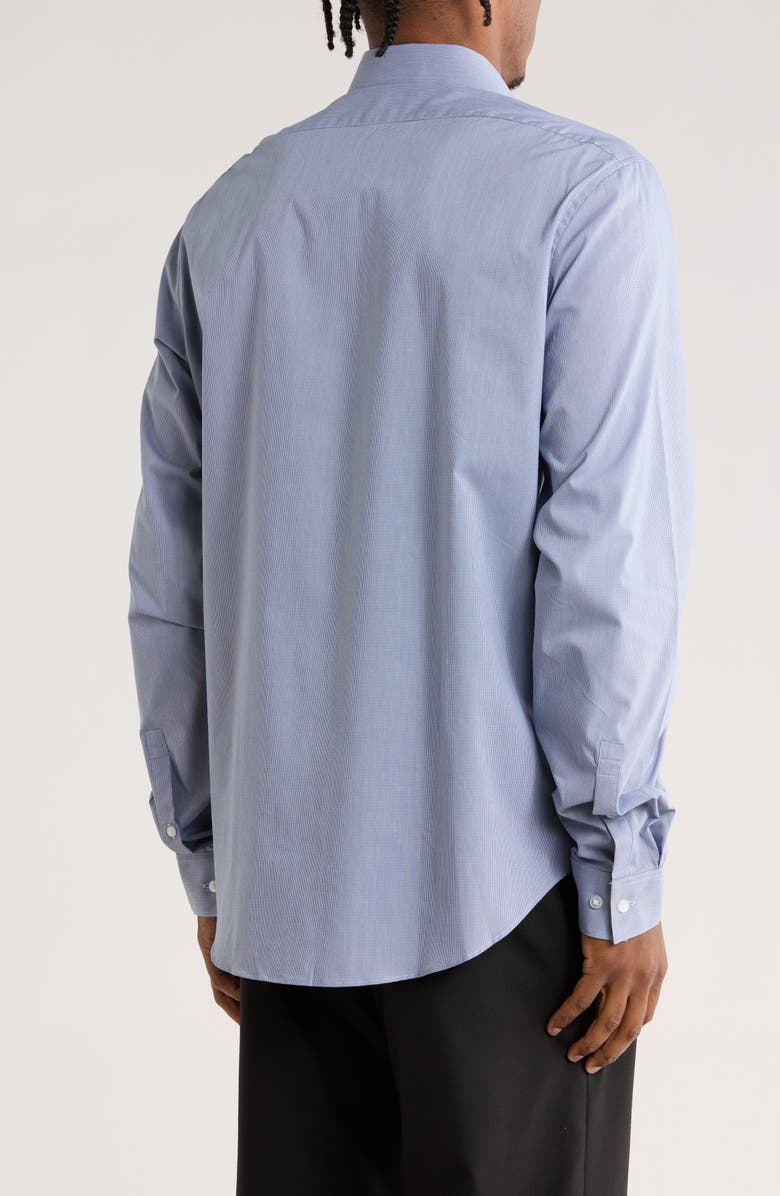 Calvin Klein Slim Fit All-Season Stretch Dress Shirt Slim Fit All-Season Stretch Dress Shirt, Alternate, color, Dark Blue