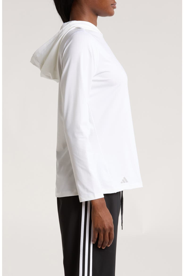 Essentials Performance Golf Hoodie, Alternate, color, WHITE