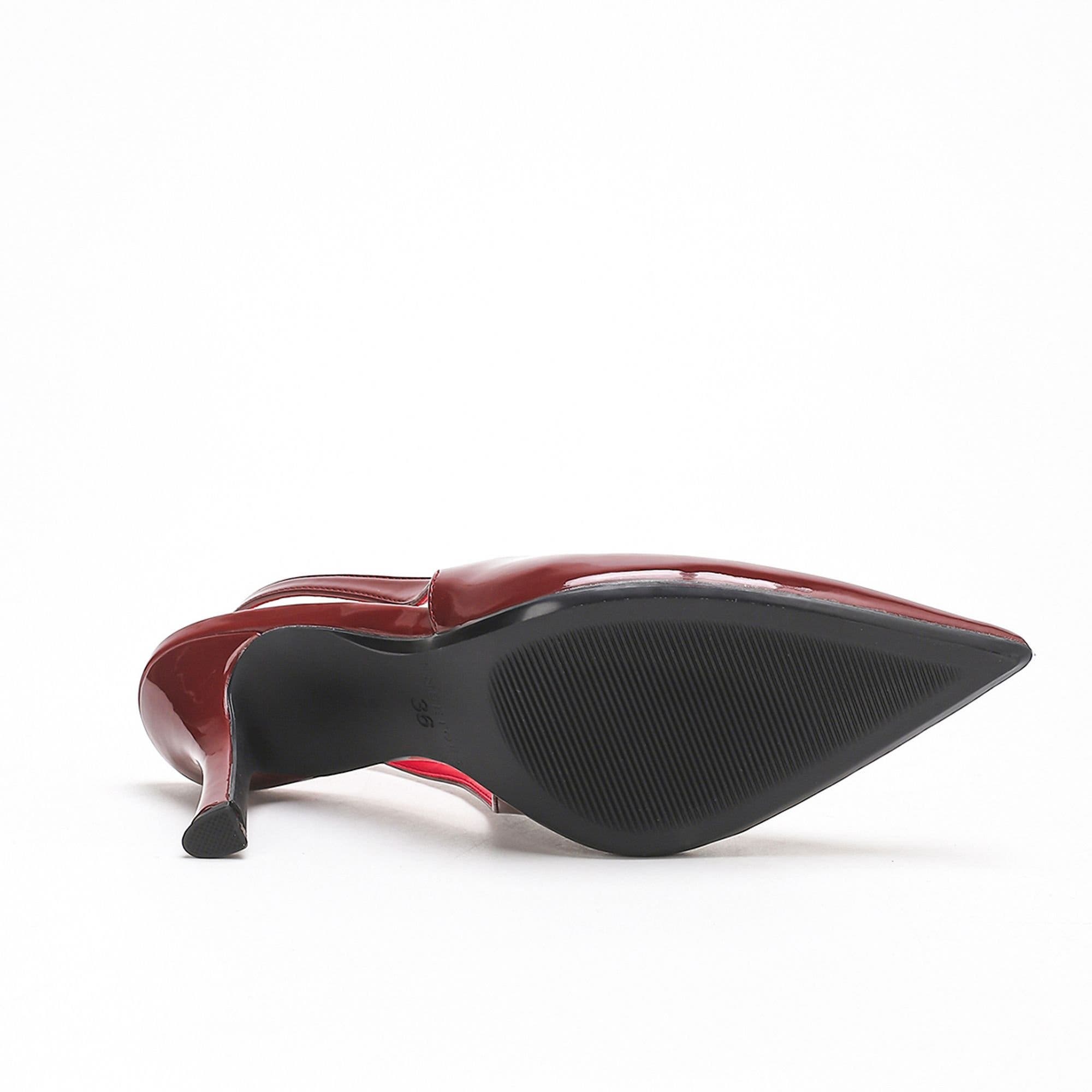 Quinn Heels, Alternate, color, Maroon