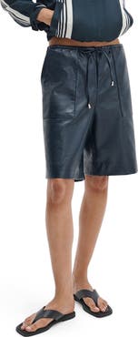 rag & bone Claire Faux Leather Shorts