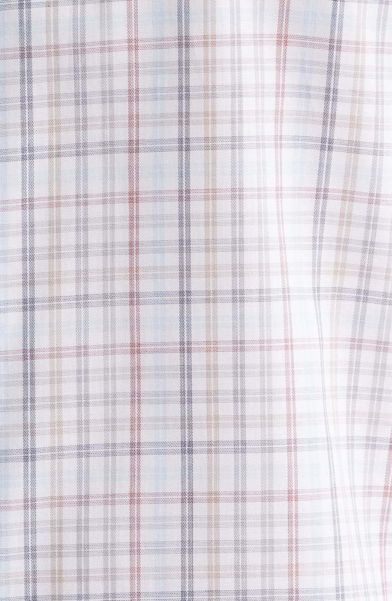 Peter Millar Crown Crafted Orvieto Flex Check Button-Down Shirt, Alternate, color, Nebula Blue