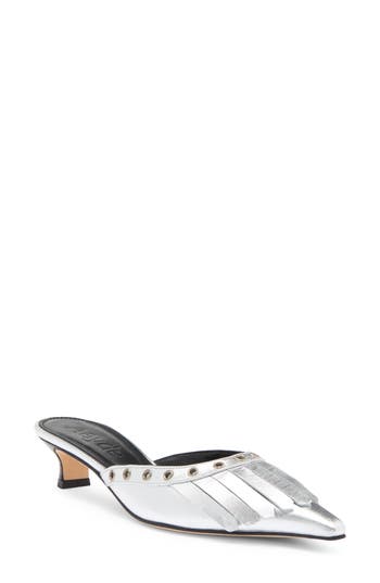 AEYDE AEYDE TANIA KILTIE FRINGE MULE