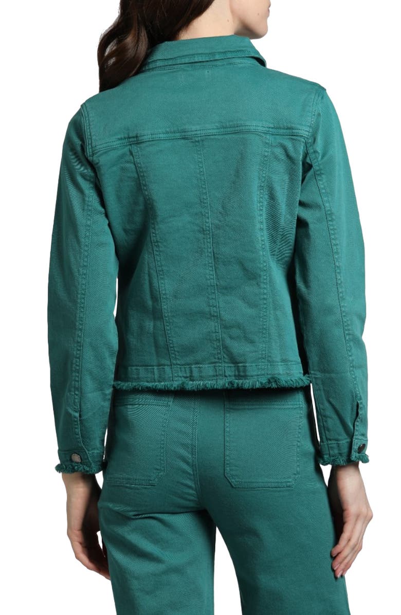 APNY Frayed Denim Jacket, Alternate, color, 