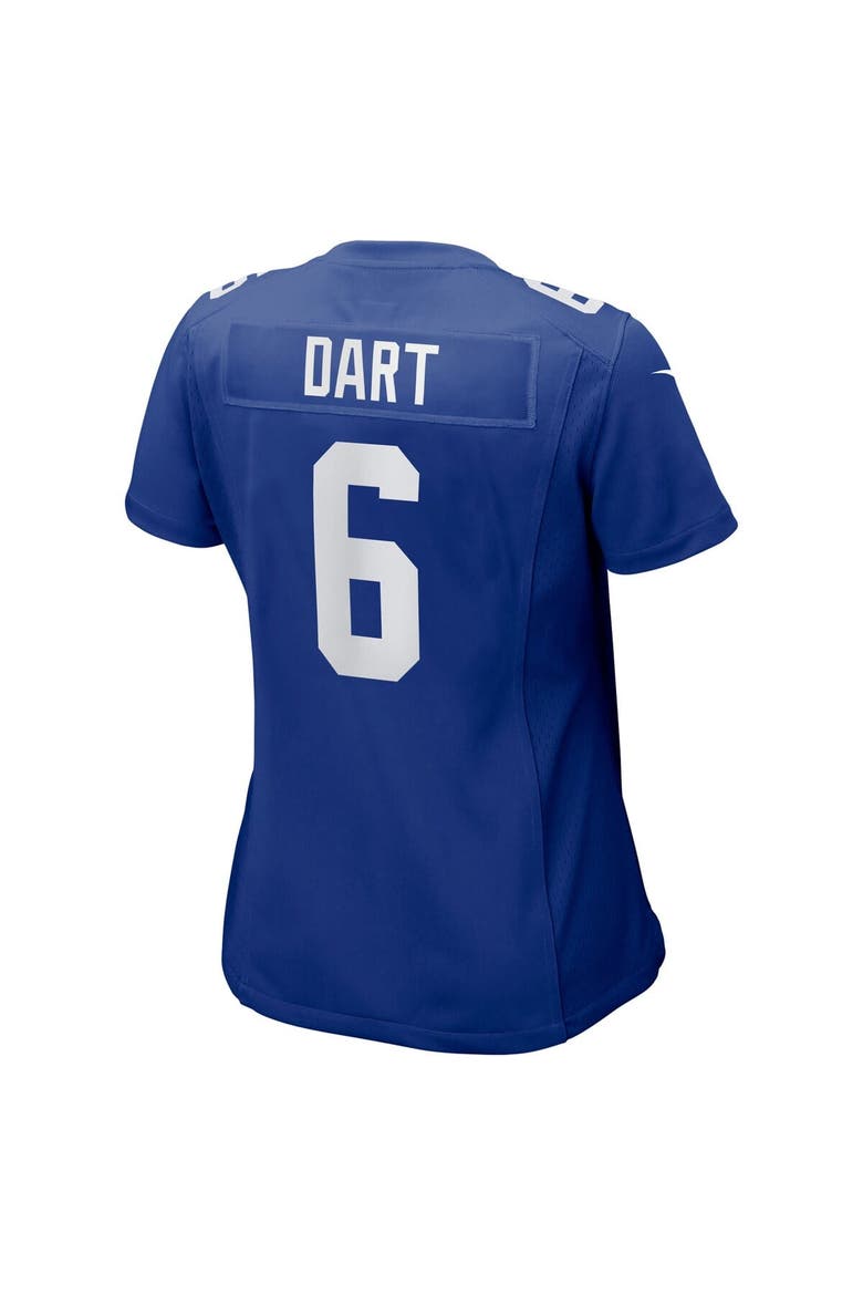 Women's Nike Jaxson Dart  Royal New York Giants Team  Game Jersey, Alternate, color, Royal