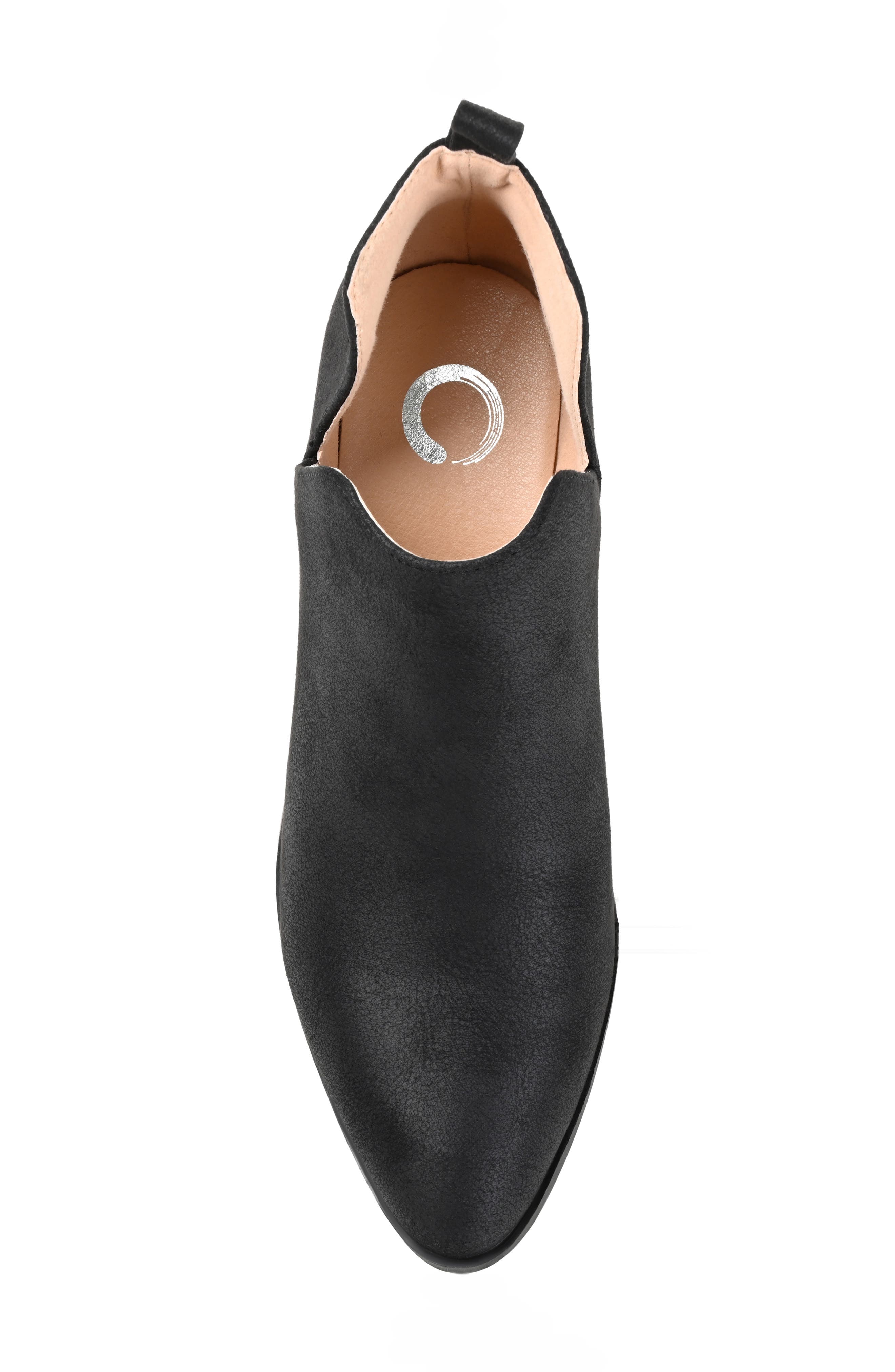 Journee Collection JOURNEE Lola Patterned Ankle Bootie, Alternate, color, Black