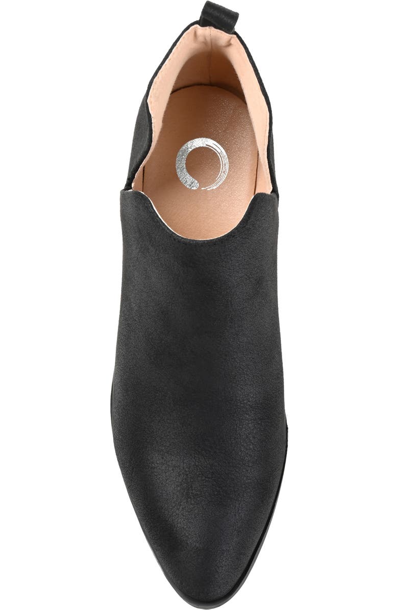 Journee Collection JOURNEE Lola Patterned Ankle Bootie, Alternate, color, Black