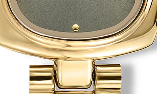 Ettika Square Dial Bracelet Watch, 20mm X 23mm In Gold