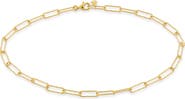 Monica Vinader Alta Textured Chain Anklet