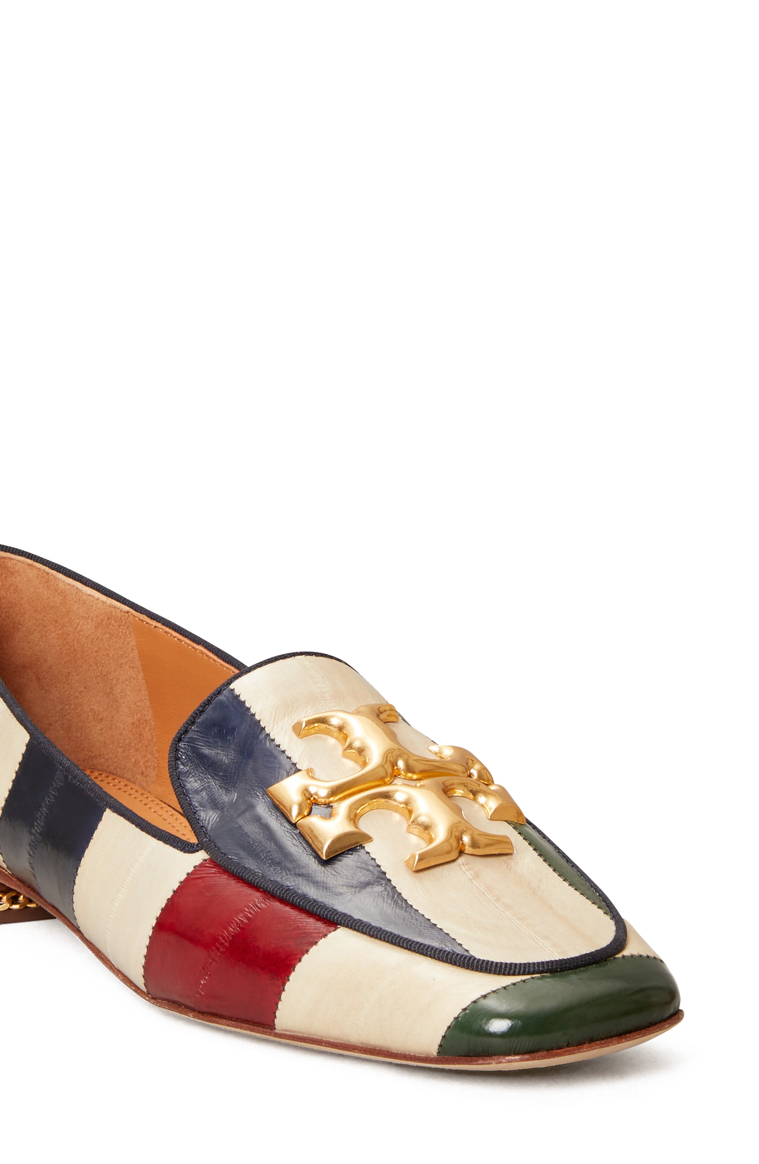 Tory Burch Ruby Quilted Logo Loafer, Alternate, color, 