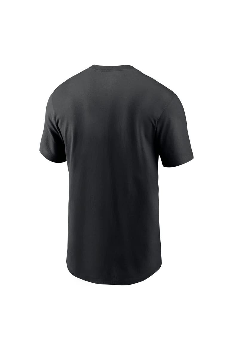 Men's Nike Black Detroit Lions Primetime Wordmark Essential T-Shirt, Alternate, color, Black