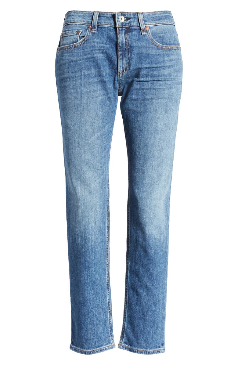 rag & bone Dre Slim Boyfriend Jeans, Alternate, color, Julienne