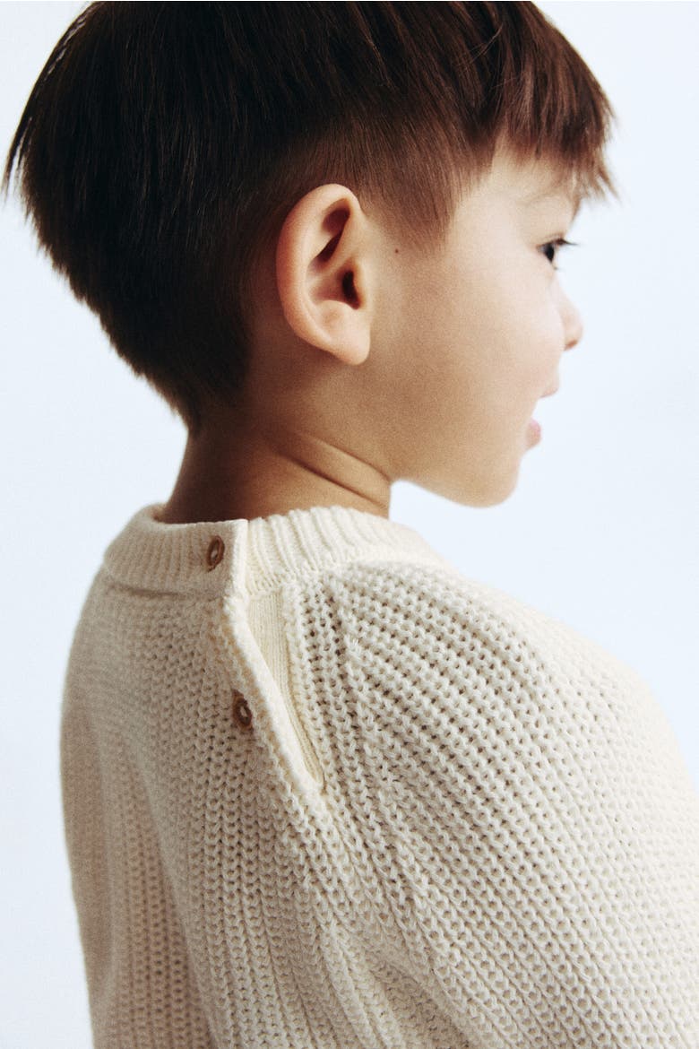 Motif-detail Jumper, Alternate, color, Cream/animals