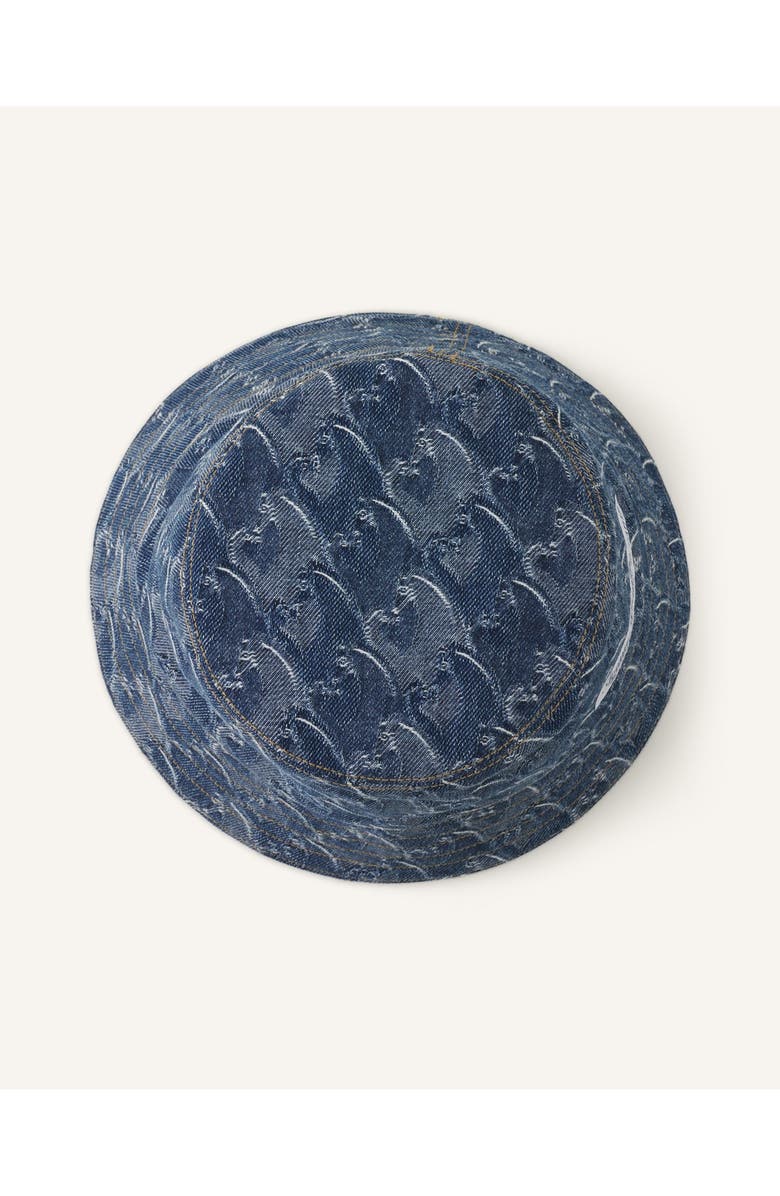 Lanvin Lunar Year Bucket Hat In Denim, Alternate, color, Blue