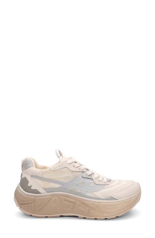 Ash Eagle Platform Sneaker In White