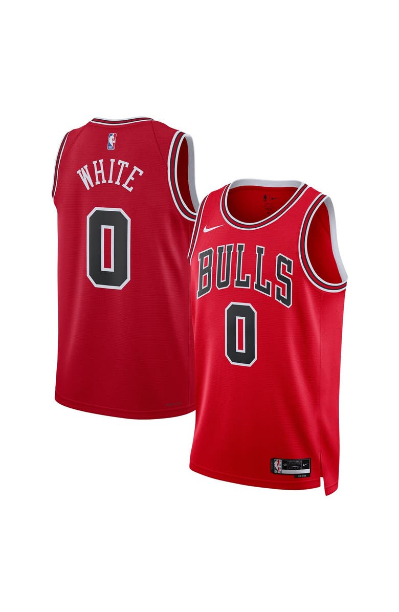 Nike Unisex Nike Coby White Red Chicago Bulls Swingman Jersey - Icon Edition, Alternate, color, Red