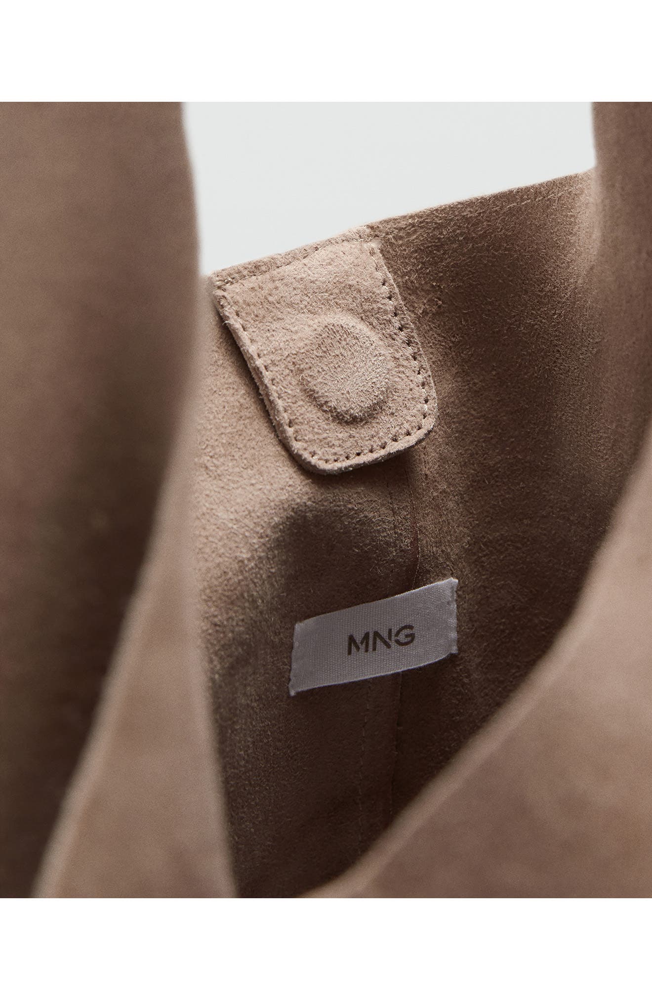 MANGO TEEN Suede Shoulder Bag, Alternate, color, 