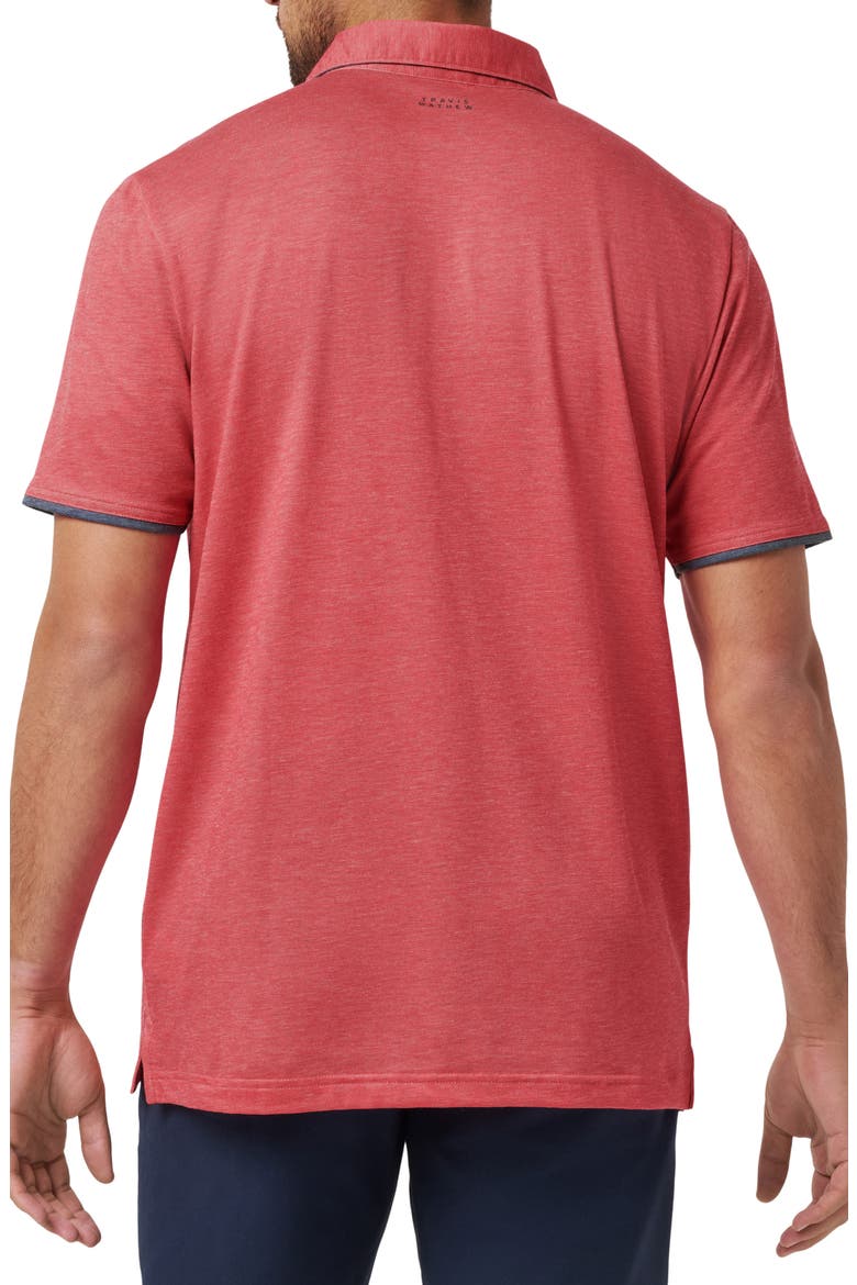 North Gate Polo, Alternate, color, HEATHER AZALEA
