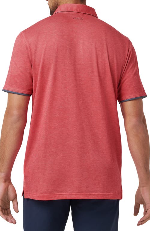 Travismathew North Gate Polo In Heather Azalea