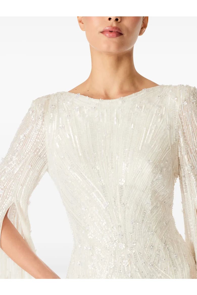 Chrisina Dress, Alternate, color, Ivory