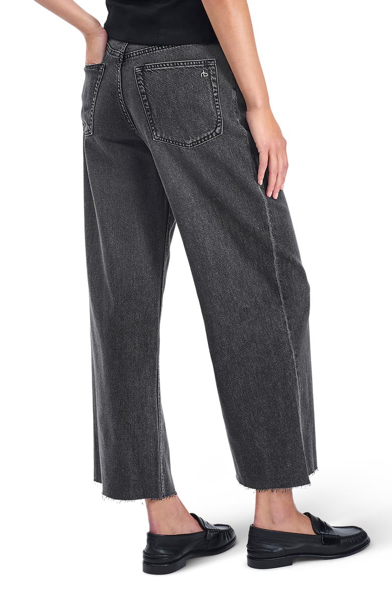 rag & bone Andi High Waist Ankle Wide Leg Jeans, Alternate, color, 
