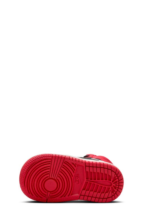 Jordan Nike Kids' Air 1 Retro High Og Basketball Sneaker In Black/red/white