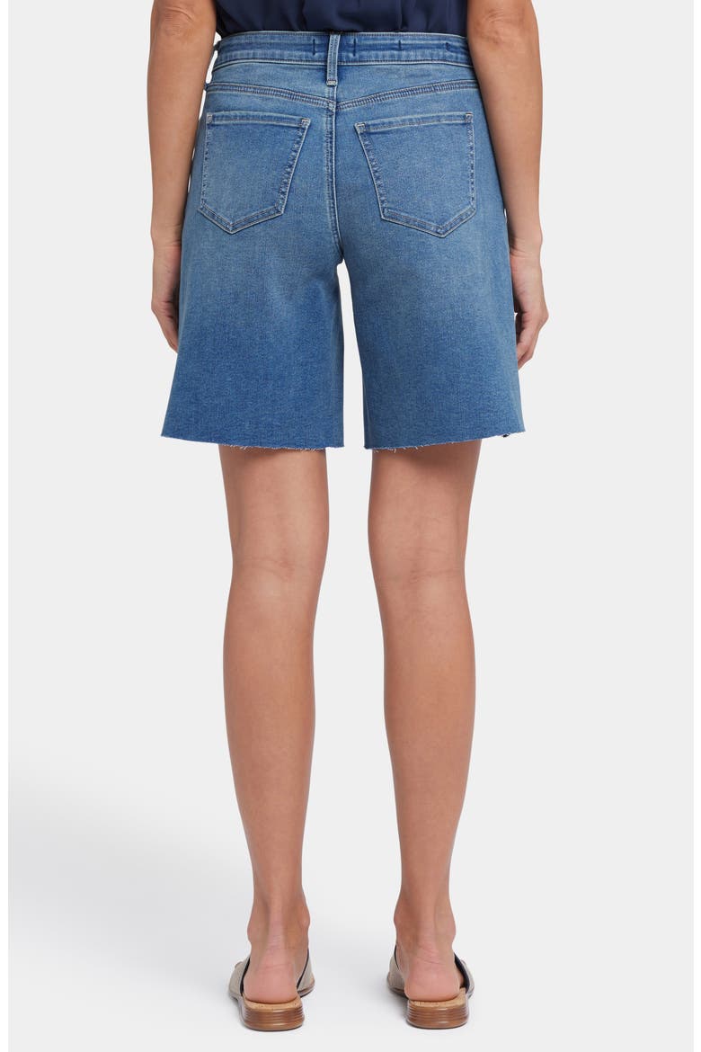 Naomi Relaxed Raw Hem Denim Shorts, Alternate, color, COSTA BRAVA