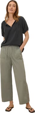 Pact Organic Cotton Monterey Poplin Wide Leg