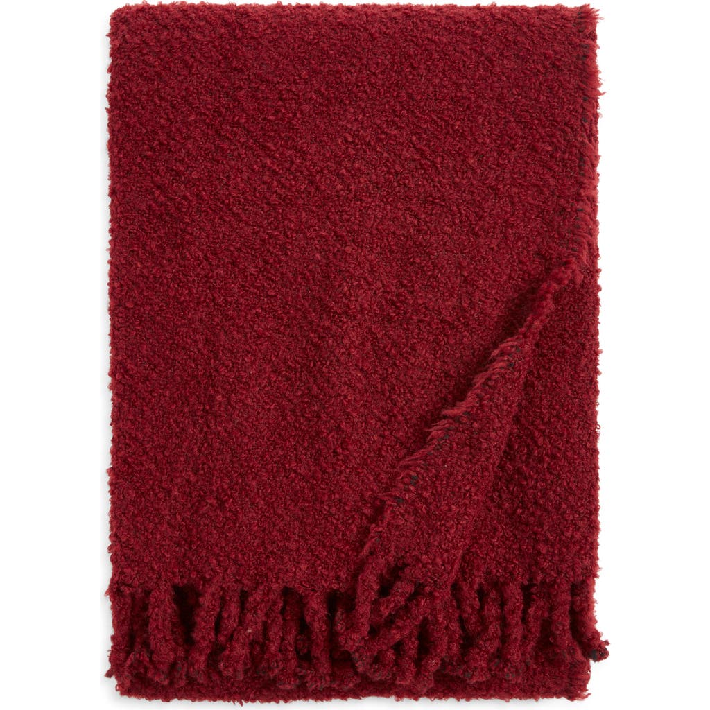 Nordstrom Nest Tassel Throw In Red