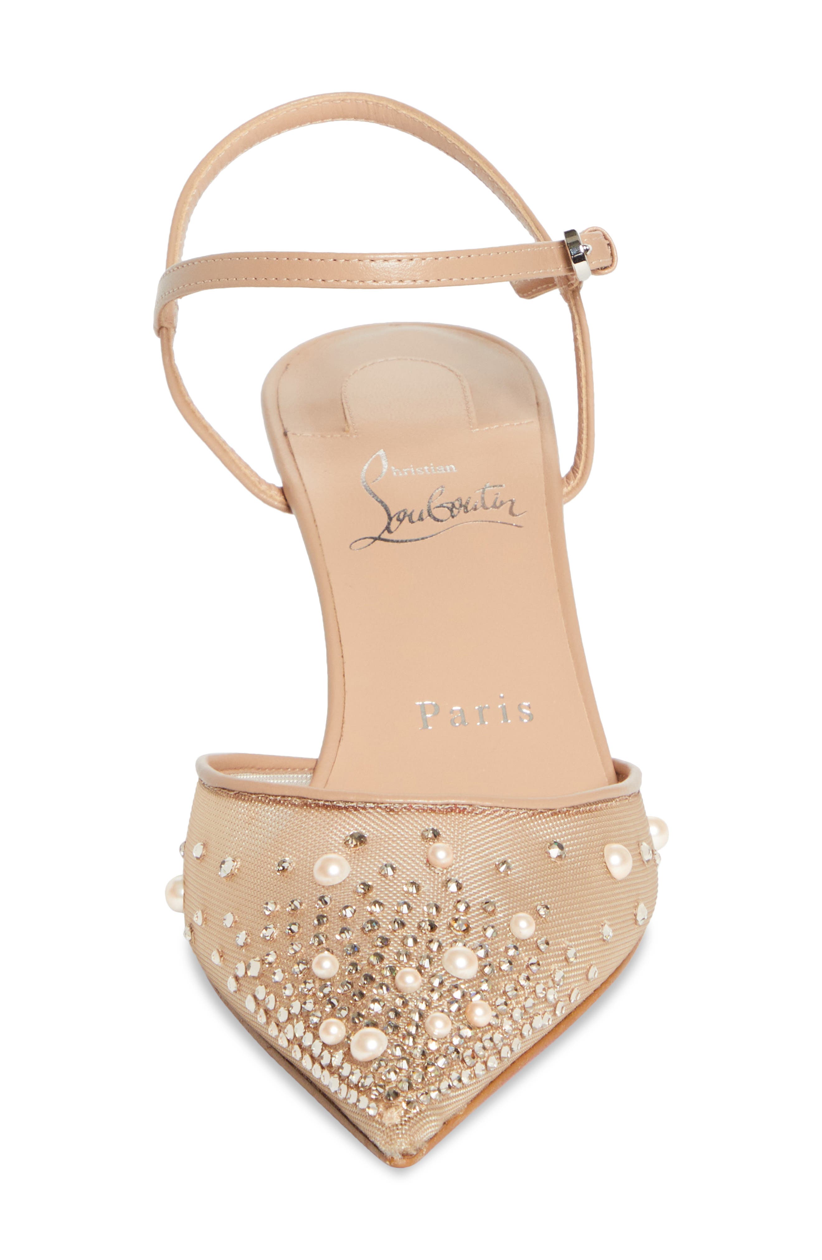 Christian Louboutin Miss Z Riviera Pump, Alternate, color, Blush/ Blush