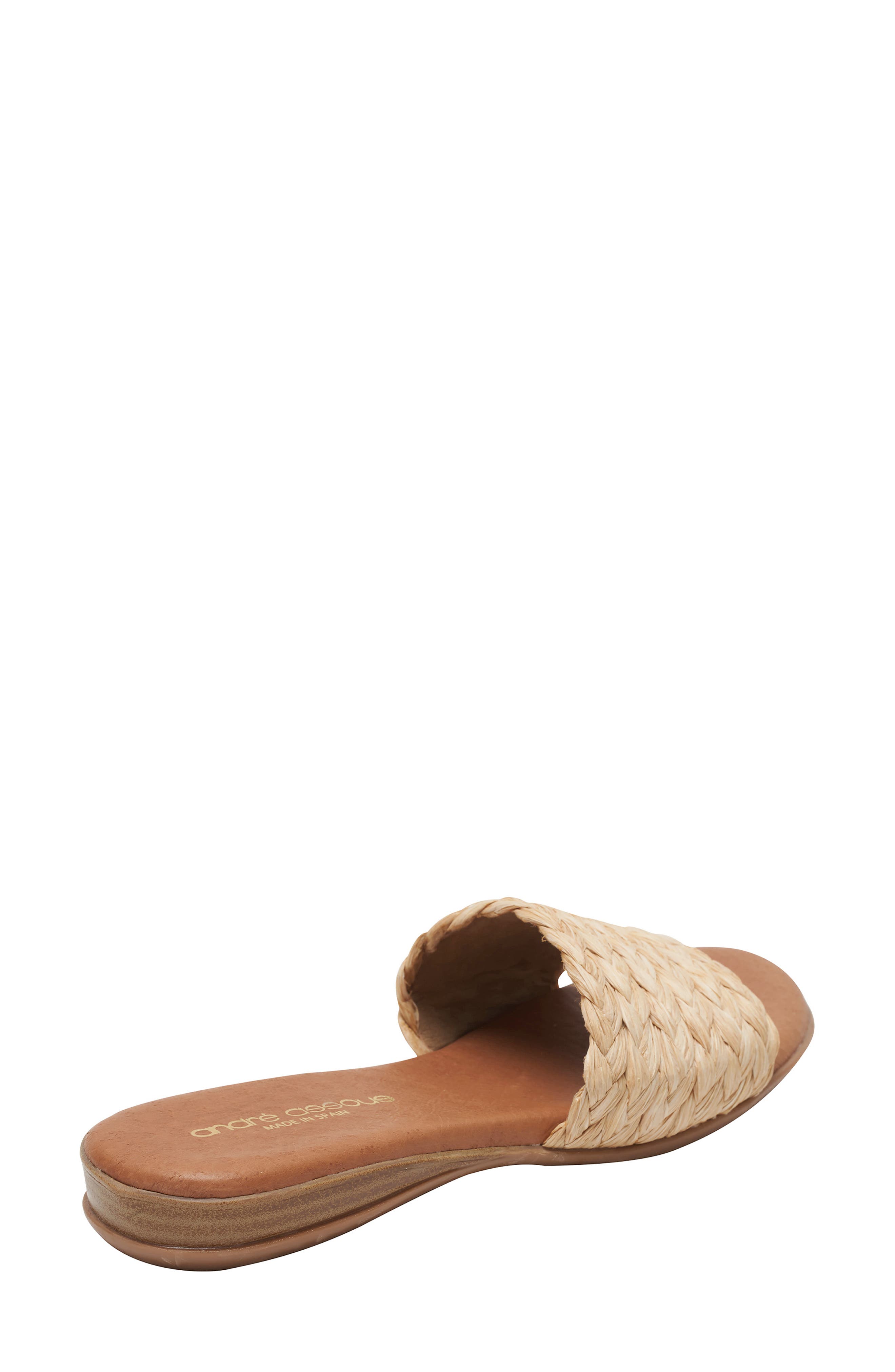 André Assous Nahala Slide Sandal, Alternate, color, Beige