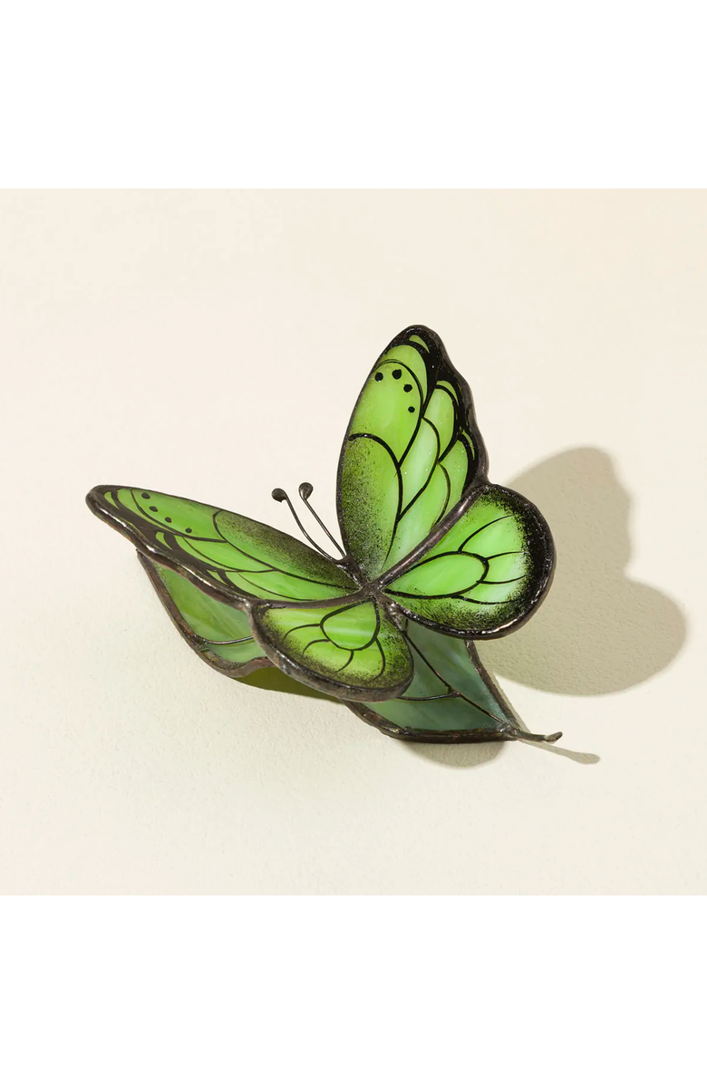 Uncommon Goods Stained Glass Butterflies with a Message, Alternate, color, 