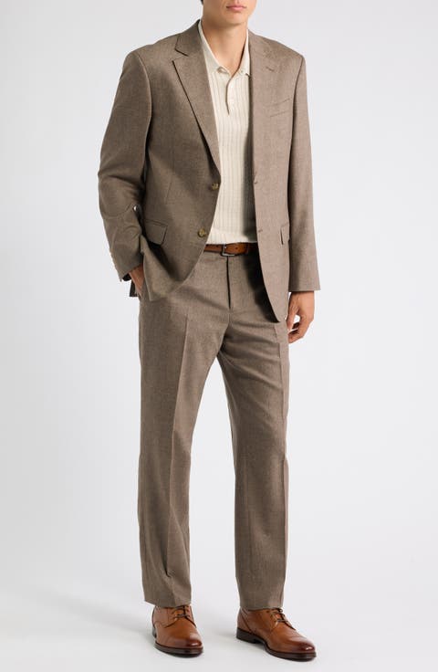 Anders Stretch Wool & Cashmere Flannel Suit