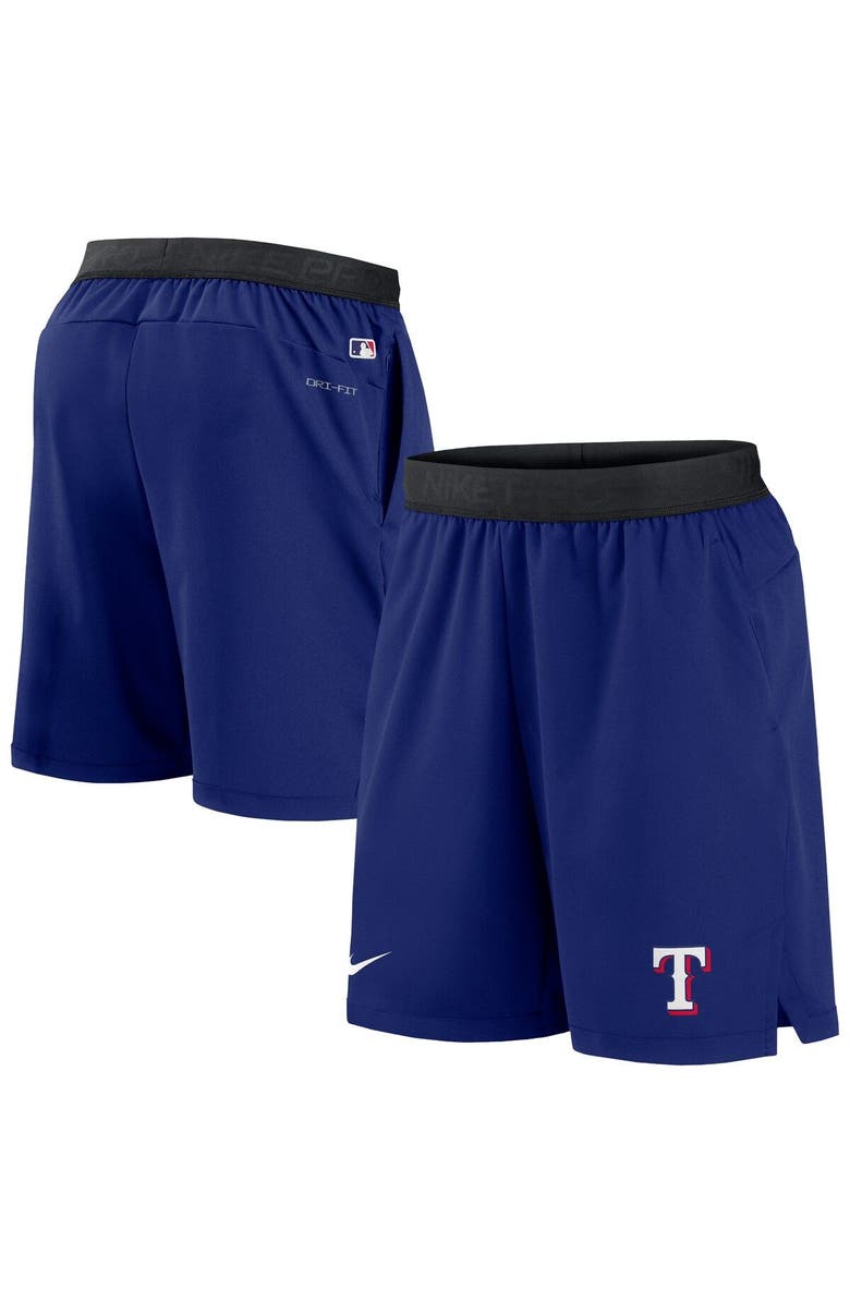 Nike Men's Nike Royal Texas Rangers Authentic Collection Flex Vent Max Performance Shorts, Main, color,