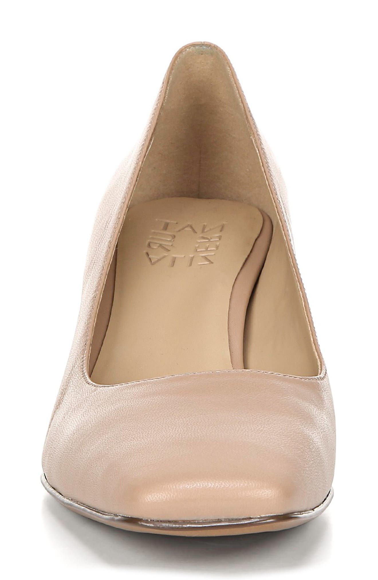 Naturalizer Karina Square Toe Pump, Alternate, color, Gingersnap Leather