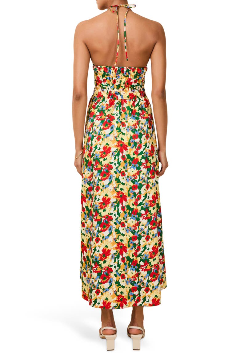The Lolita Floral Print Halter Maxi Dress, Alternate, color, PICASSO FLORAL