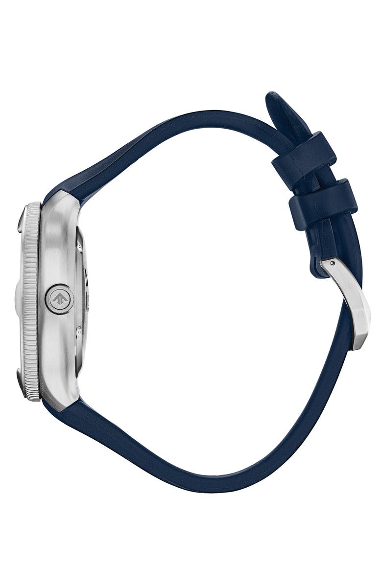 Citizen Promaster Dive Faux Leather Strap Watch, 46mm, Alternate, color, Blue