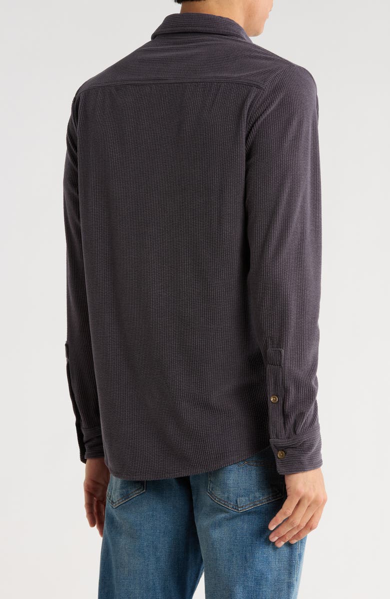 Lucky Brand Mason Corduroy Twill Button-Up Shirt, Alternate, color, Obsidian