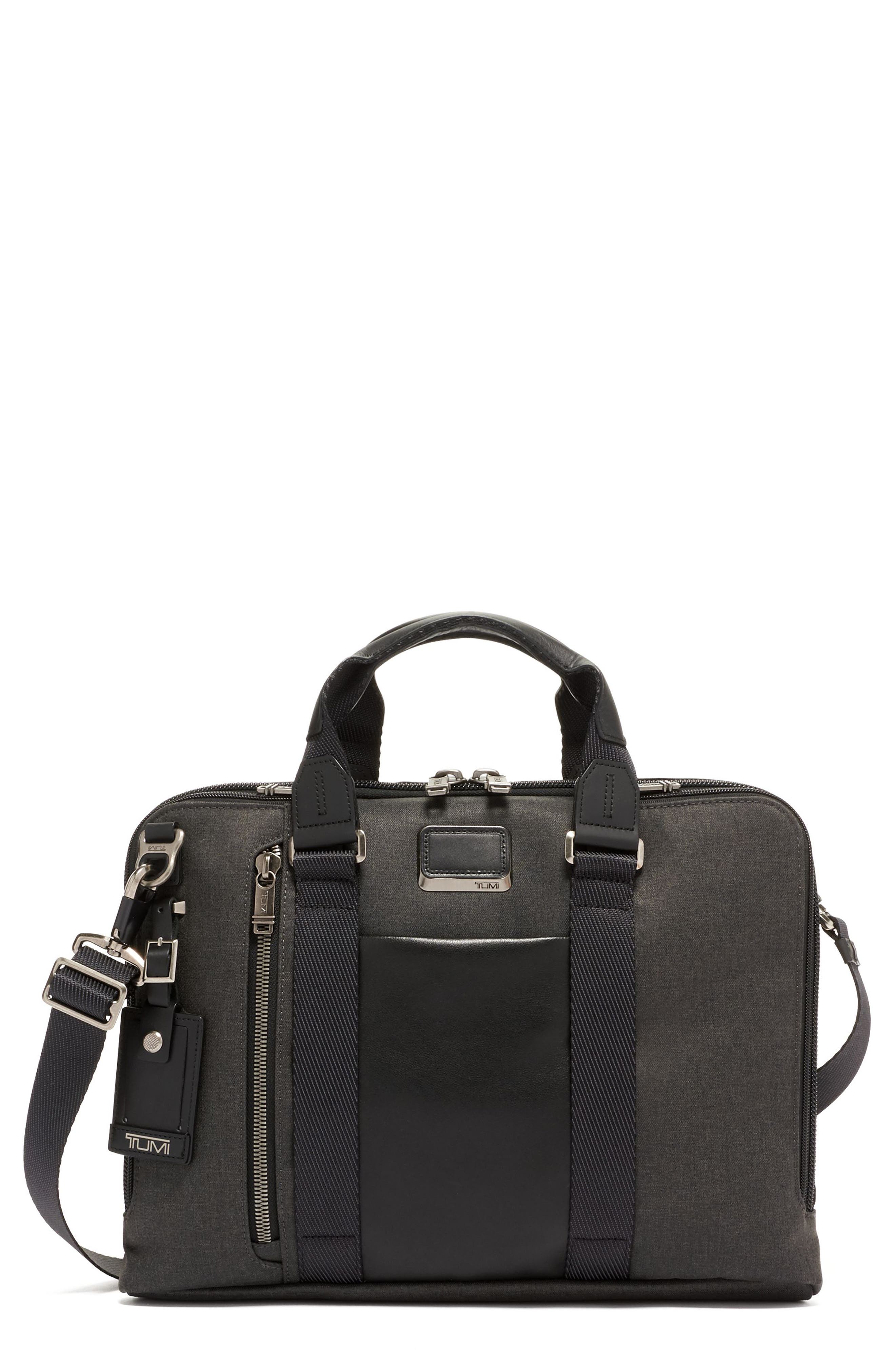 TUMI Alpha Bravo Aviano Slim Briefcase, Main, color, 