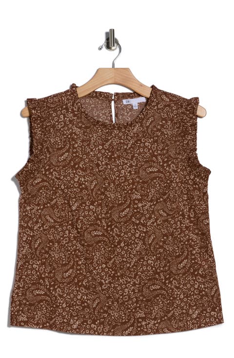 Smocked Ruffle Tank