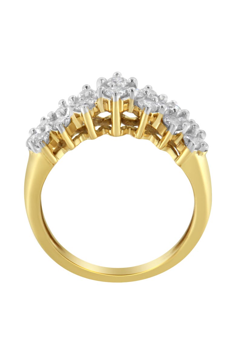 10K Yellow Gold 1.0 Cttw Round Diamond Ring, Alternate, color, Yellow
