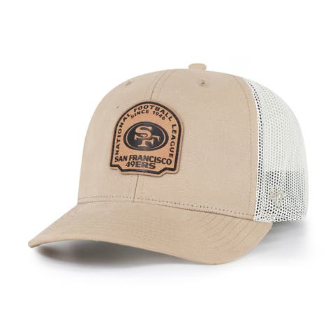 Men's '47 Khaki San Francisco 49ers Bonehide Trucker Adjustable Hat