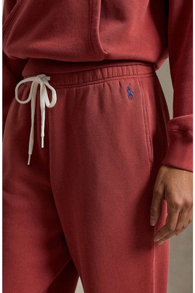 Cotton Blend Fleece Sweatpants, Alternate, color, RED SNAPPER
