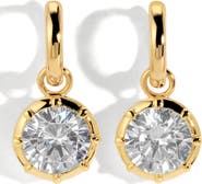 LILI CLASPE Celeste Charm Huggie Hoop Earrings