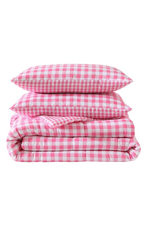 Preston Check Microfiber Comforter Set