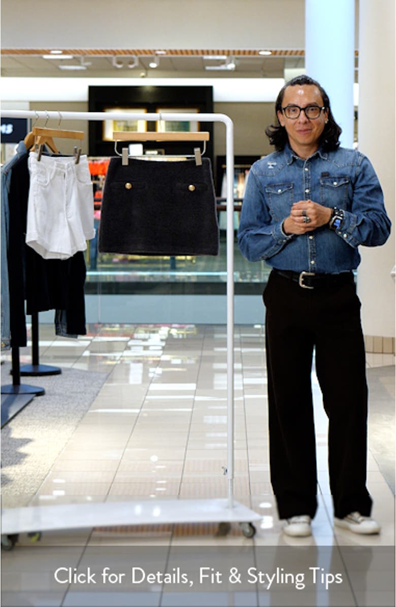 Bouclé Tweed Miniskirt, sales video thumbnail