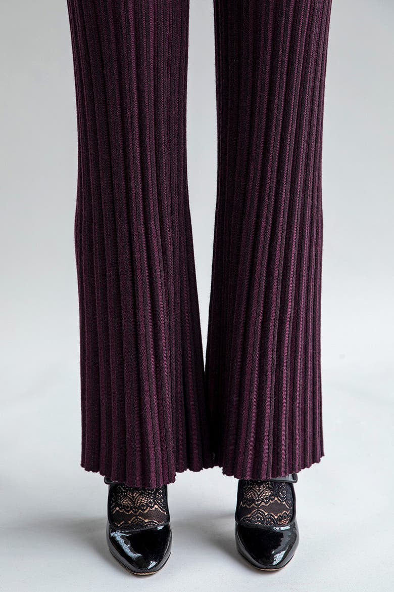Marcelle Trousers, Alternate, color, AUBERGINE