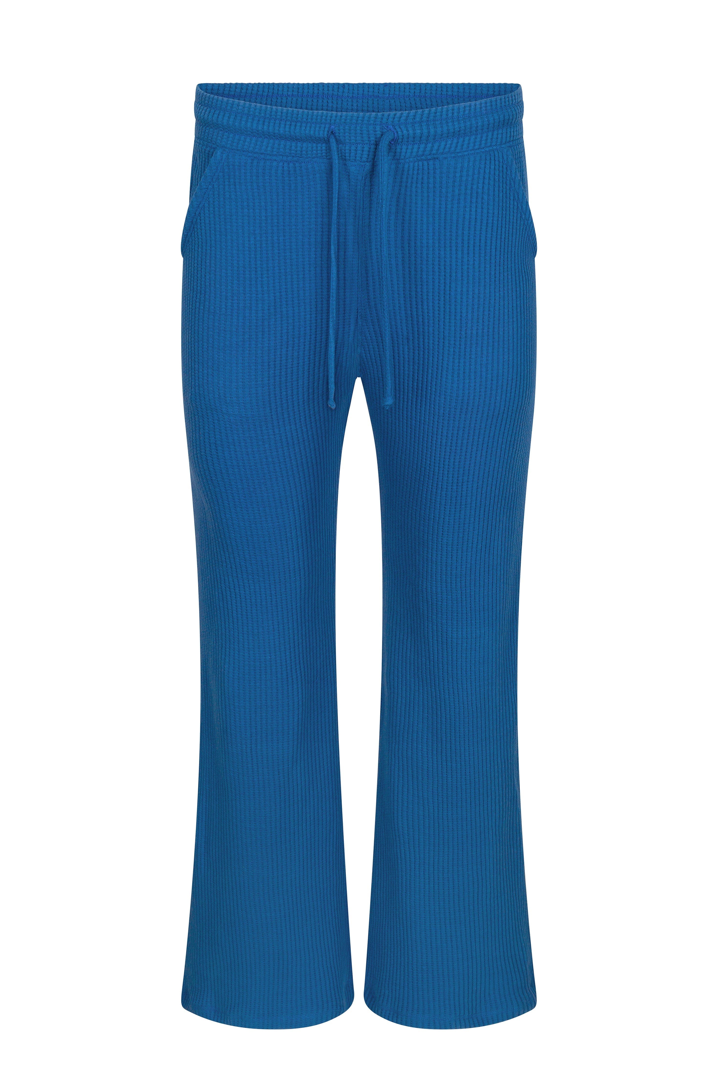 Jules Waffle Knit Organic Cotton Drawstring Pant - image 3