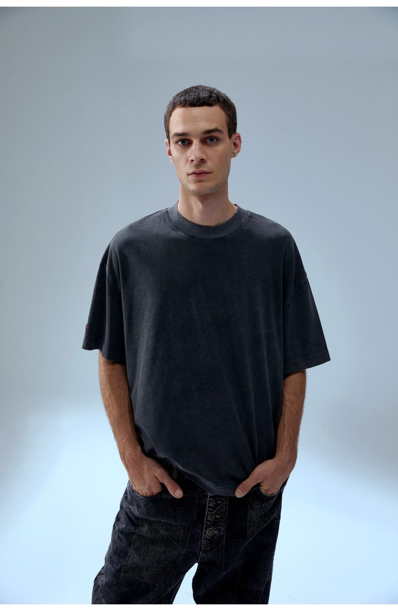 PCFG Cotton Your *Itch Acid Washed Tshirt, Alternate, color, Black